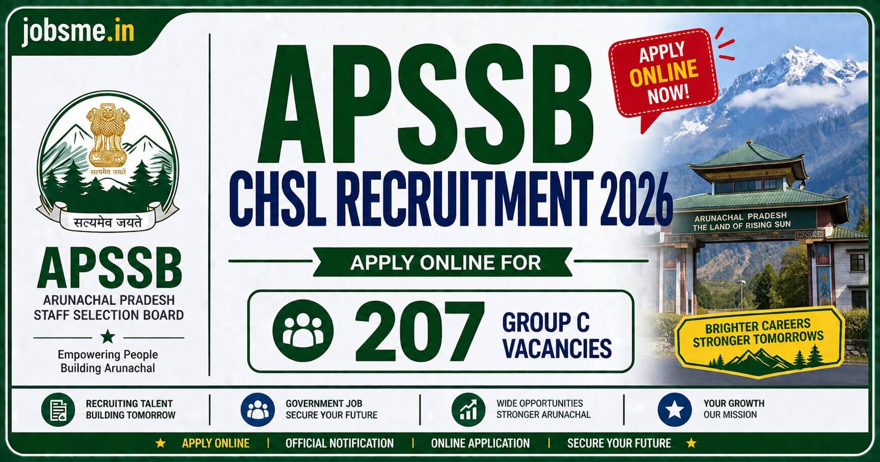 APSSB CHSL Recruitment 2026: Apply Online for 207 Group C Vacancies