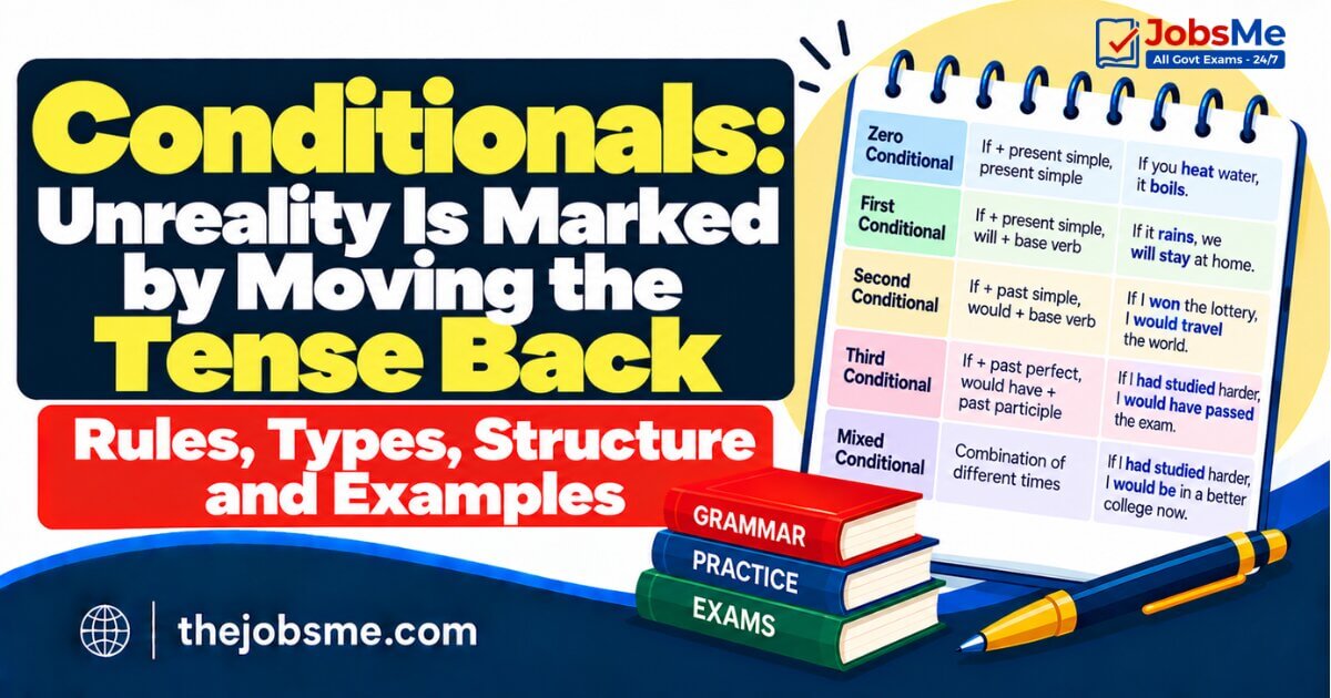 Conditionals: Unreality Is Marked by Moving the Tense Back