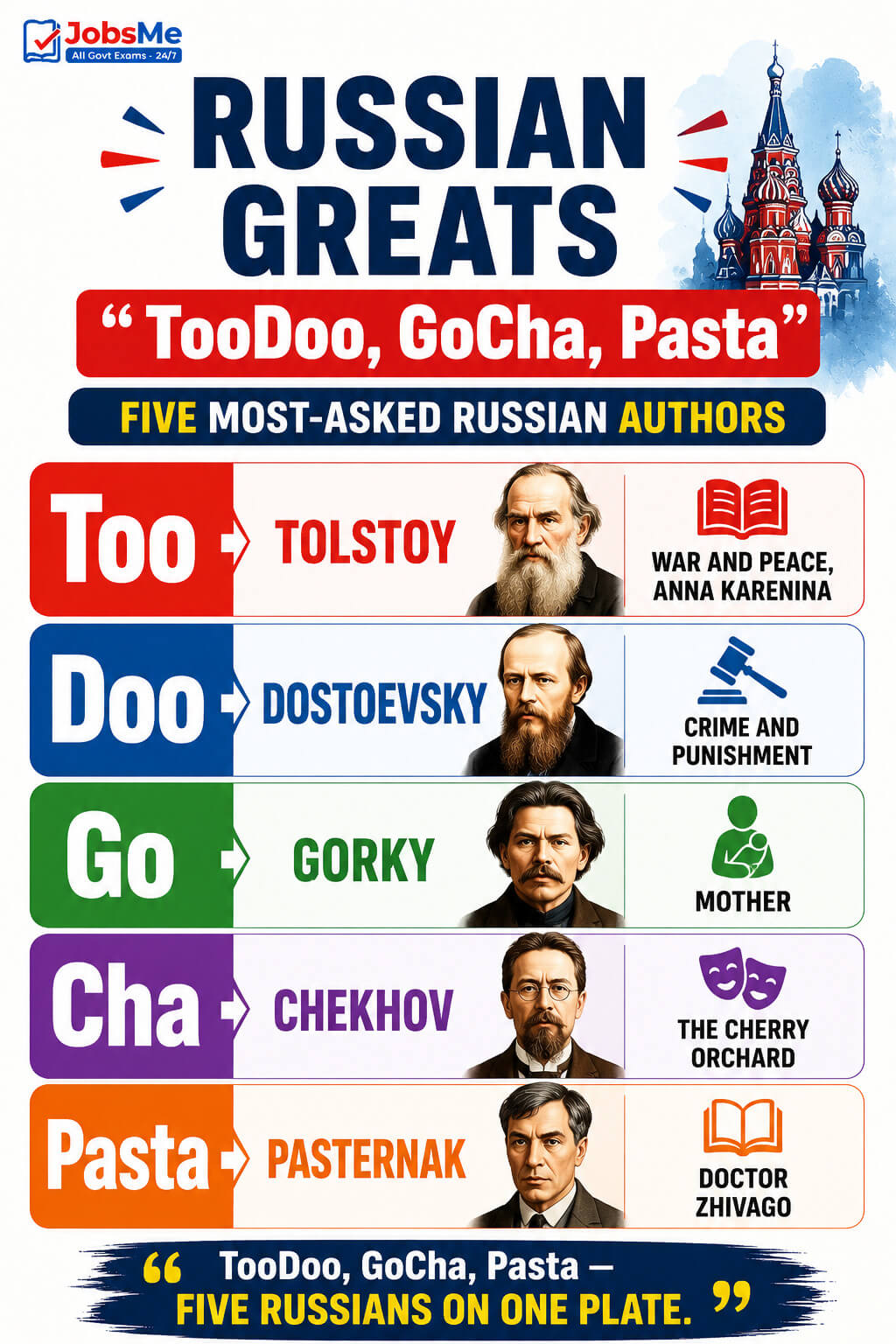 Russian Greats — TooDoo, GoCha, Pasta
